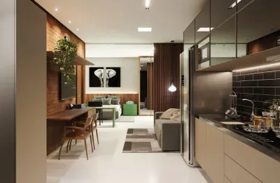Studio à venda no condomínio wish residence no jatiúca em maceió - al