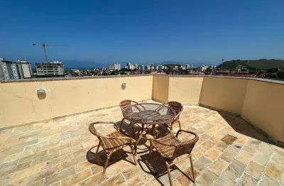 Cobertura à venda 4 quartos, 1 suite, 2 vagas, 156m², martim de sá, caraguatatuba - sp