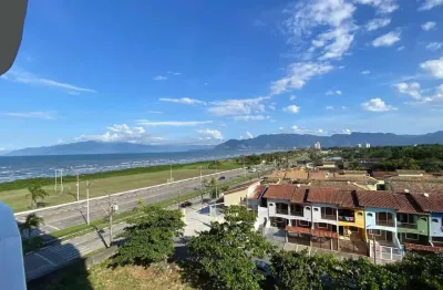 Frente mar, apartamento com 02 dorms, aruan, caraguatatuba