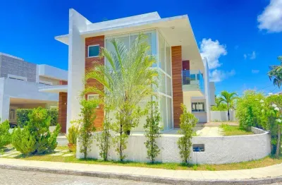 Belíssima casa com 3 suítes no condominio ravines - bairro aruana