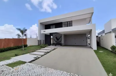 Casa em condomínio com 4 dormitórios (3 suítes) em alphaville, barra dos coqueiros