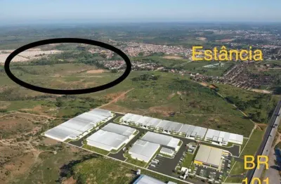 Terreno comercial à venda na Loteamento Mult Familiar, 95, Praia do Abais, Estância