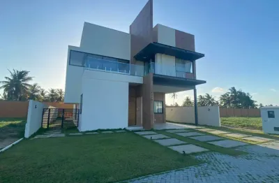 Viva o Luxo e a Amplitude no Alphaville Sergipe: Casa dos Sonhos com Vista para o Mar e Lagoa!