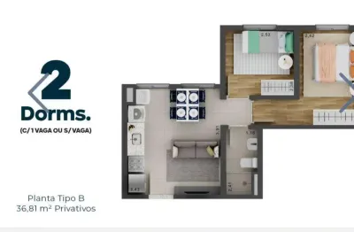 Apartamento com 2 quartos à venda na Rua São Jorge, Pestana, Osasco