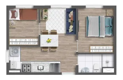 Apartamento com 2 quartos à venda na Avenida Rio Branco, República, São Paulo