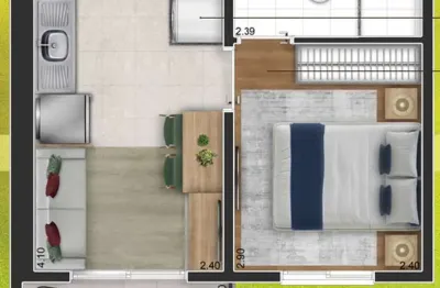 Apartamento com 2 quartos à venda na Rua dos Trilhos, Mooca, São Paulo