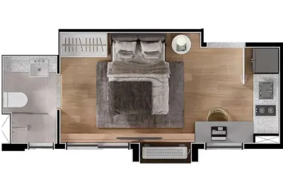 Apartamento com 1 quarto à venda na Alameda Jaú, Jardim Paulista, São Paulo