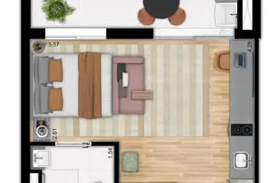 Kitnet / Stúdio à venda na Rua Almirante Marques De Leão, Bela Vista, São Paulo