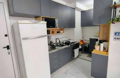 Apartamento com 2 dormitórios à venda, 34 m² por r$ 330.000,00 - várzea da barra funda - são paulo/sp