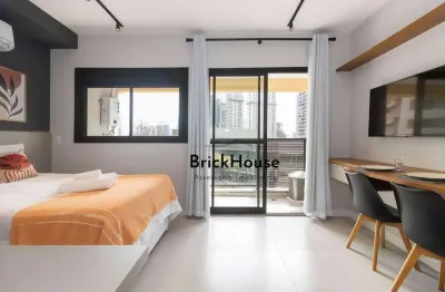 Studio com 1 dormitório, 27 m² - venda por r$ 495.000,00 ou aluguel por r$ 4.177,00/mês - jardim das acácias - são paulo/sp