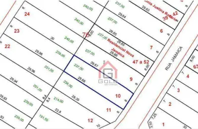 Terreno à venda, 240 m² - parque das nações - santo andré/sp