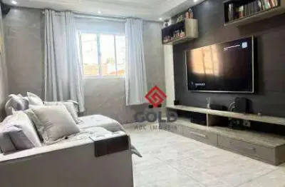 Sobrado com 2 dormitórios à venda, 100 m² por r$ 742.000,00 - parque das nações - santo andré/sp