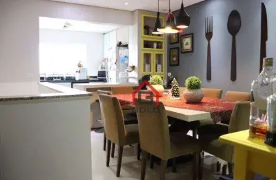 Sobrado com 3 dormitórios à venda, 196 m² por r$ 850.000,00 - parque das nações - santo andré/sp