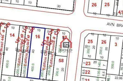 Terreno à venda, 400 m² por r$ 1.170.000,00 - parque das nações - santo andré/sp