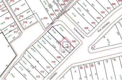 Terreno à venda, 222 m² por r$ 550.000,00 - vila francisco matarazzo - santo andré/sp