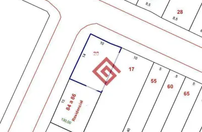 Terreno à venda, 140 m² por r$ 380.000,00 - vila francisco matarazzo - santo andré/sp