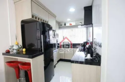 Sobrado com 2 dormitórios à venda, 112 m² por r$ 690.000,00 - vila são pedro - santo andré/sp
