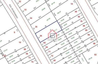 Terreno à venda, 253 m² por r$ 426.000,00 - capuava - santo andré/sp