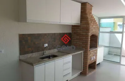 Cobertura à venda, 80 m² por r$ 385.000,00 - parque erasmo assunção - santo andré/sp