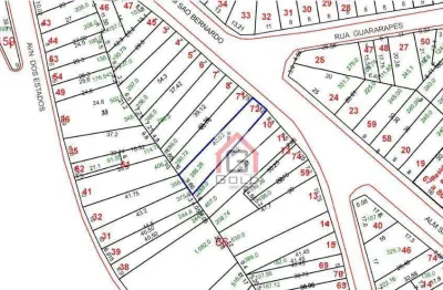 Terreno à venda, 388 m² por r$ 850.000,00 - santa teresinha - santo andré/sp