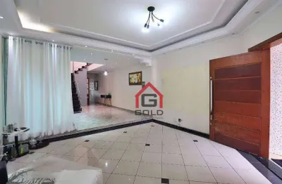 Sobrado à venda, 260 m² por r$ 800.000,00 - jardim santo antônio de pádua - santo andré/sp