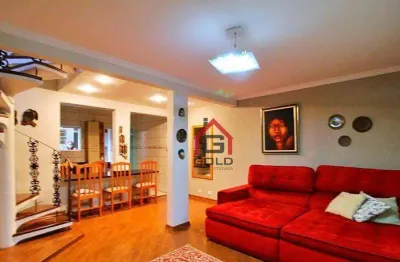 Sobrado com 3 dormitórios à venda, 190 m² por r$ 595.000,00 - vila floresta - santo andré/sp