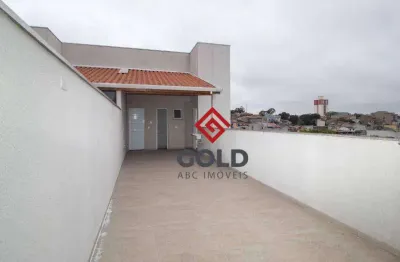 Cobertura com 2 dormitórios à venda, 94 m² por r$ 427.530,00 - jardim santo alberto - santo andré/sp