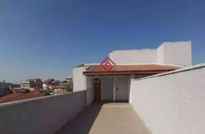 Cobertura à venda, 94 m² por r$ 479.900,00 - jardim santo alberto - santo andré/sp