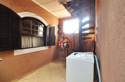 Sobrado à venda, 178 m² por r$ 627.000,00 - utinga - santo andré/sp