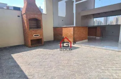 Cobertura com 2 dormitórios à venda, 100 m² por r$ 596.000,00 - campestre - santo andré/sp