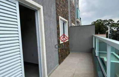 Cobertura com 2 dormitórios à venda, 88 m² por r$ 430.000,00 - jardim utinga - santo andré/sp