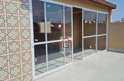 Cobertura à venda, 96 m² por r$ 430.000,00 - vila camilópolis - santo andré/sp