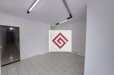 Sala para alugar, 35 m² por r$ 825,00/mês - silveira - santo andré/sp