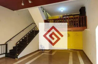 Sobrado para alugar, 480 m² por r$ 5.916,00/mês - parque novo oratório - santo andré/sp