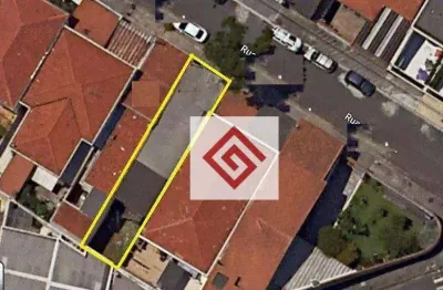 Terreno à venda, 125 m² por r$ 430.000,00 - vila scarpelli - santo andré/sp