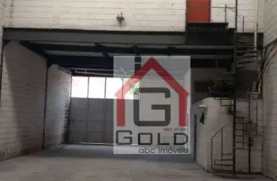 Galpão, 715 m² - venda por r$ 2.000.000,00 ou aluguel por r$ 18.700,00/mês - vila sacadura cabral - santo andré/sp