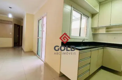 Apartamento com 2 dormitórios para alugar, 50 m² por r$ 1.852,68/mês - jardim ana maria - santo andré/sp