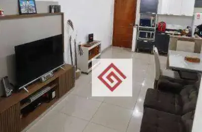 Cobertura com 2 dormitórios à venda, 110 m² por r$ 500.000,00 - vila assunção - santo andré/sp