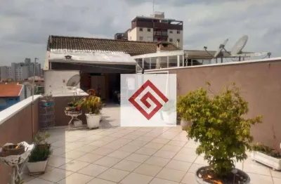 Cobertura à venda, 152 m² por r$ 700.000,00 - vila curuçá - santo andré/sp