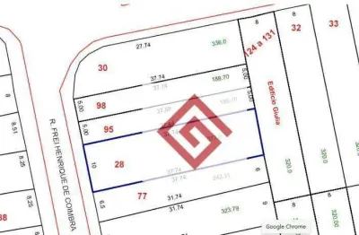 Terreno, 387 m² - venda por r$ 1.262.600,00 ou aluguel por r$ 4.594,00/mês - santa teresinha - santo andré/sp