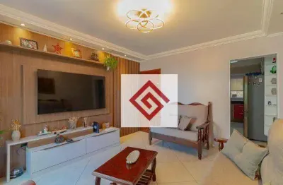 Apartamento à venda, 80 m² por r$ 480.000,00 - jardim santo andré - santo andré/sp