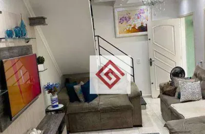 Sobrado à venda, 90 m² por r$ 650.000,00 - vila lucinda - santo andré/sp