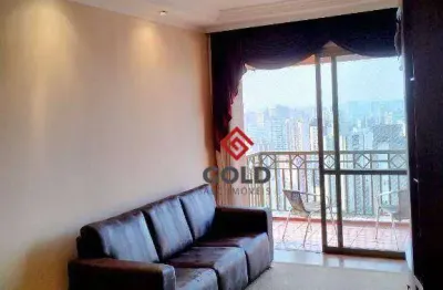 Apartamento com 3 dormitórios para alugar, 100 m² por r$ 6.060,00/mês - vila bastos - santo andré/sp