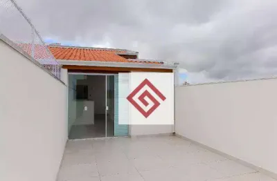 Cobertura com 2 dormitórios à venda, 110 m² por r$ 448.000,00 - vila alto de santo andré - santo andré/sp