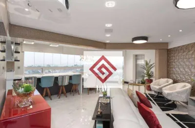 Apartamento com 3 dormitórios à venda, 160 m² por r$ 2.100.000,00 - vila guiomar - santo andré/sp