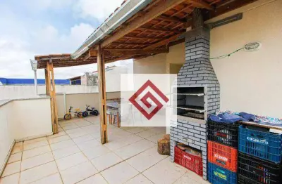 Cobertura à venda, 100 m² por r$ 430.000,00 - vila camilópolis - santo andré/sp