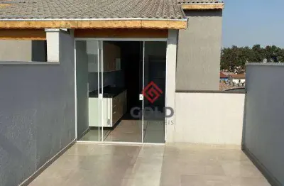 Cobertura à venda, 104 m² por r$ 530.000,00 - vila camilópolis - santo andré/sp