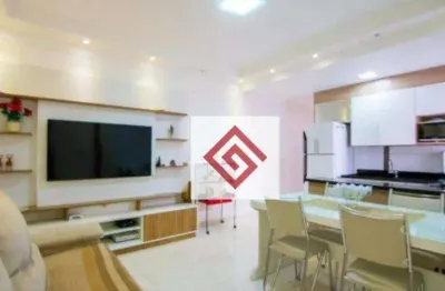 Cobertura à venda, 105 m² por r$ 430.000,00 - vila scarpelli - santo andré/sp