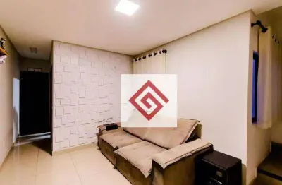 Cobertura com 2 dormitórios à venda, 100 m² por r$ 585.000,00 - jardim - santo andré/sp