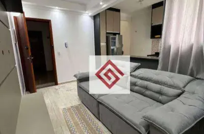 Cobertura com 2 dormitórios para alugar, 100 m² por r$ 2.865,00/mês - parque novo oratório - santo andré/sp